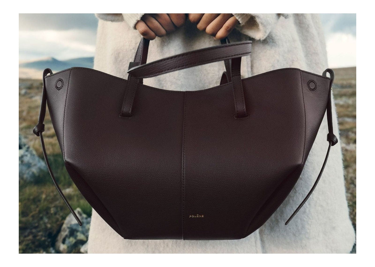 Polène Cyme Mini Edition Textured Plum