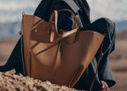 Polène Cyme Tote Edition Textured Camel