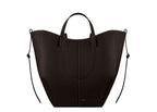 Polène Cyme Tote Edition Textured Ebony