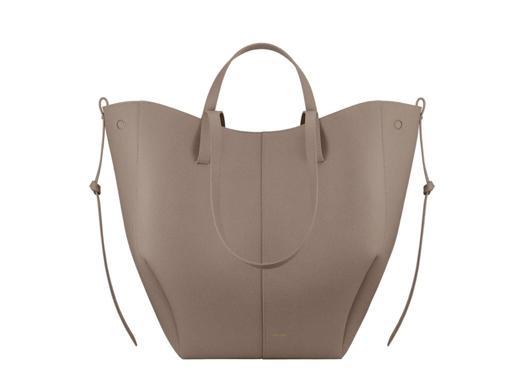 Polène Cyme Tote Edition Textured Taupe