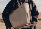 Polène Cyme Tote Edition Textured Taupe