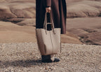 Polène Cyme Tote Edition Textured Taupe