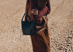 Polène Cyme Tote Nano Edition Textured Black