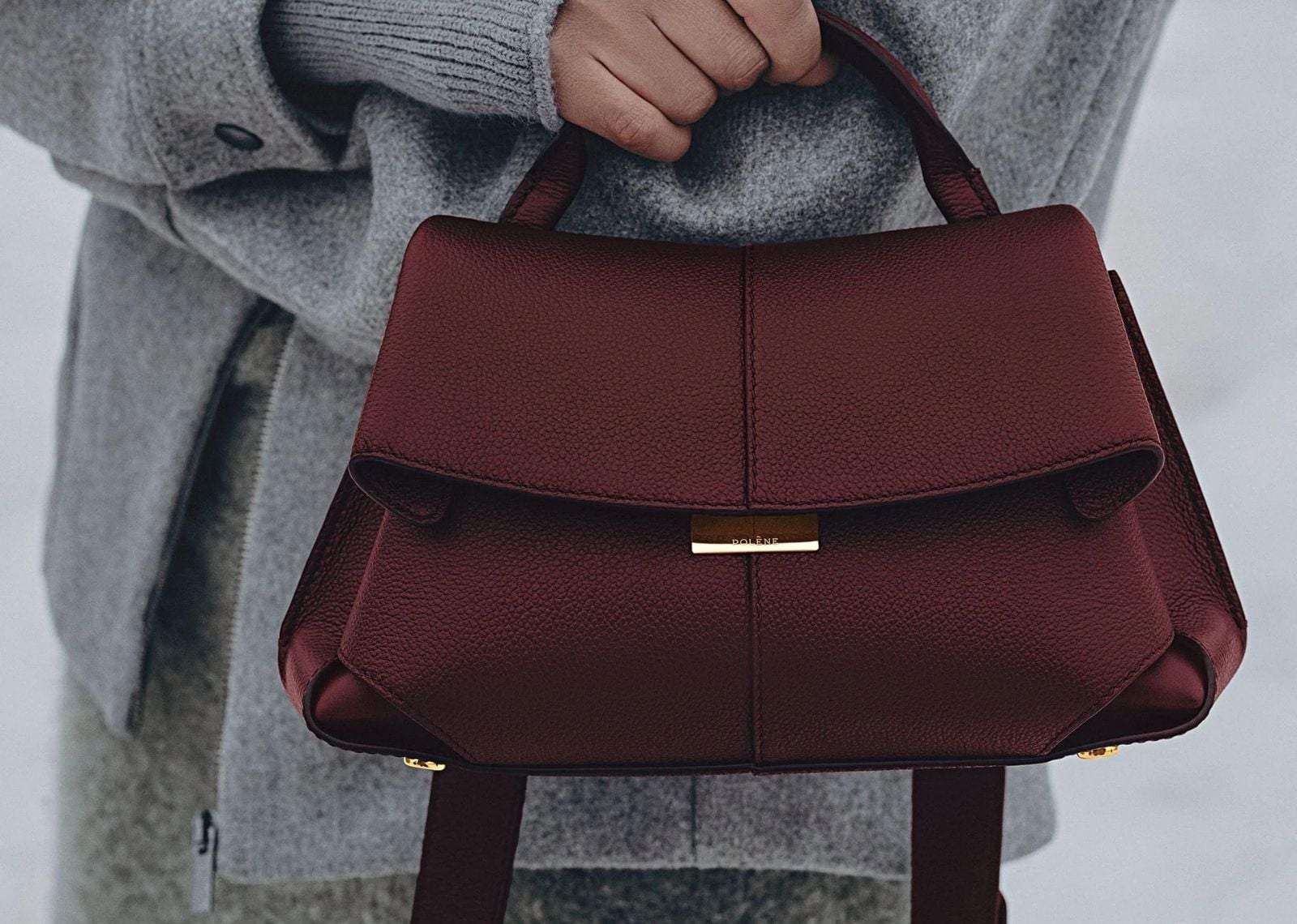 Polène Mokki Mini Edition Textured Black Cherry