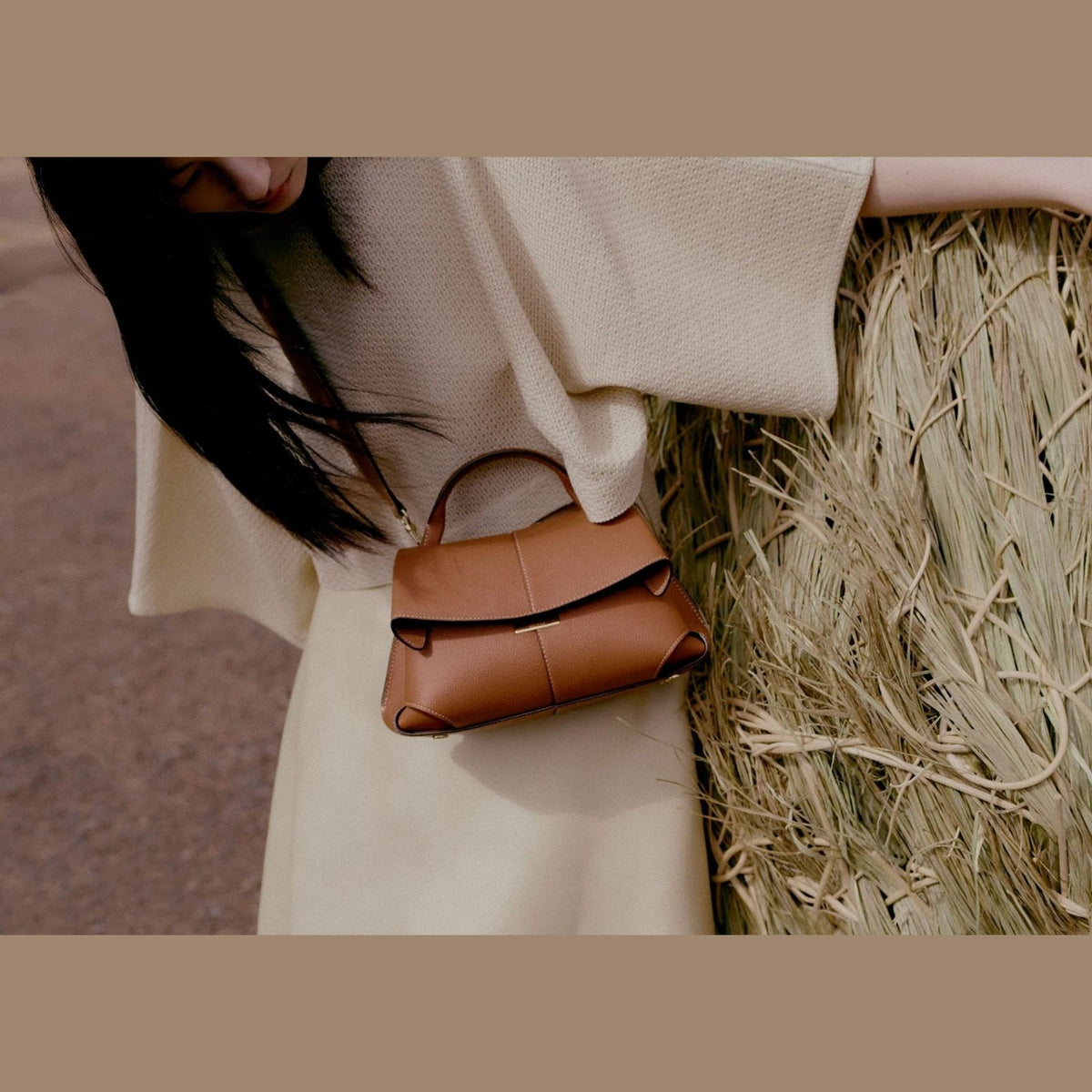Polène Mokki Mini Edition Textured Camel