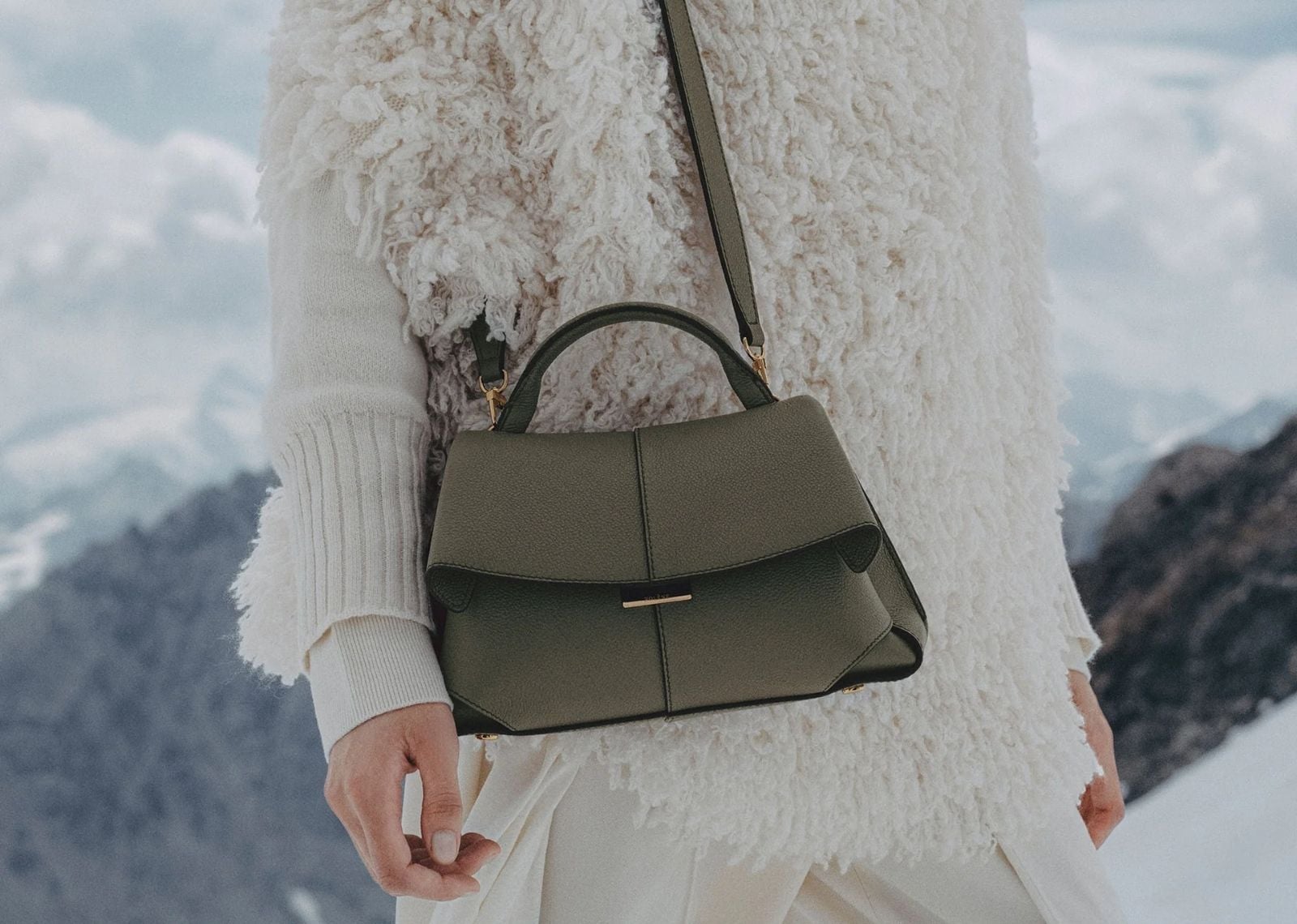 Polène Mokki Mini Edition Textured Smoky Green