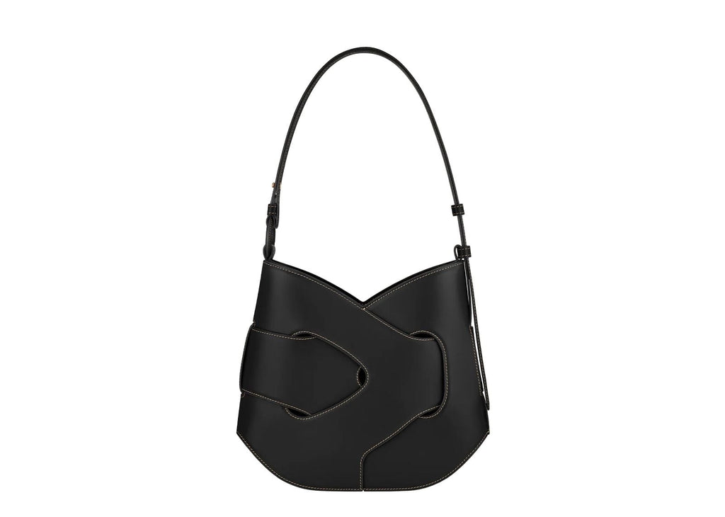Polène Nodde Hobo Edition Smooth Black
