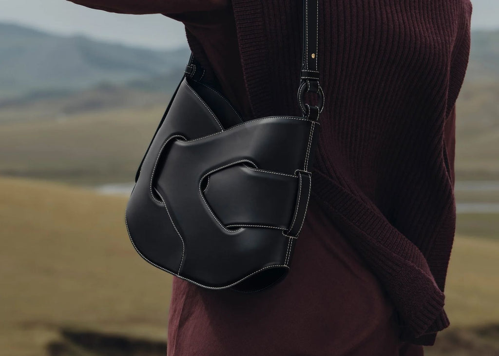Polène Nodde Hobo Edition Smooth Black
