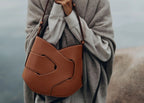 Polène Nodde Hobo Edition Smooth Cognac