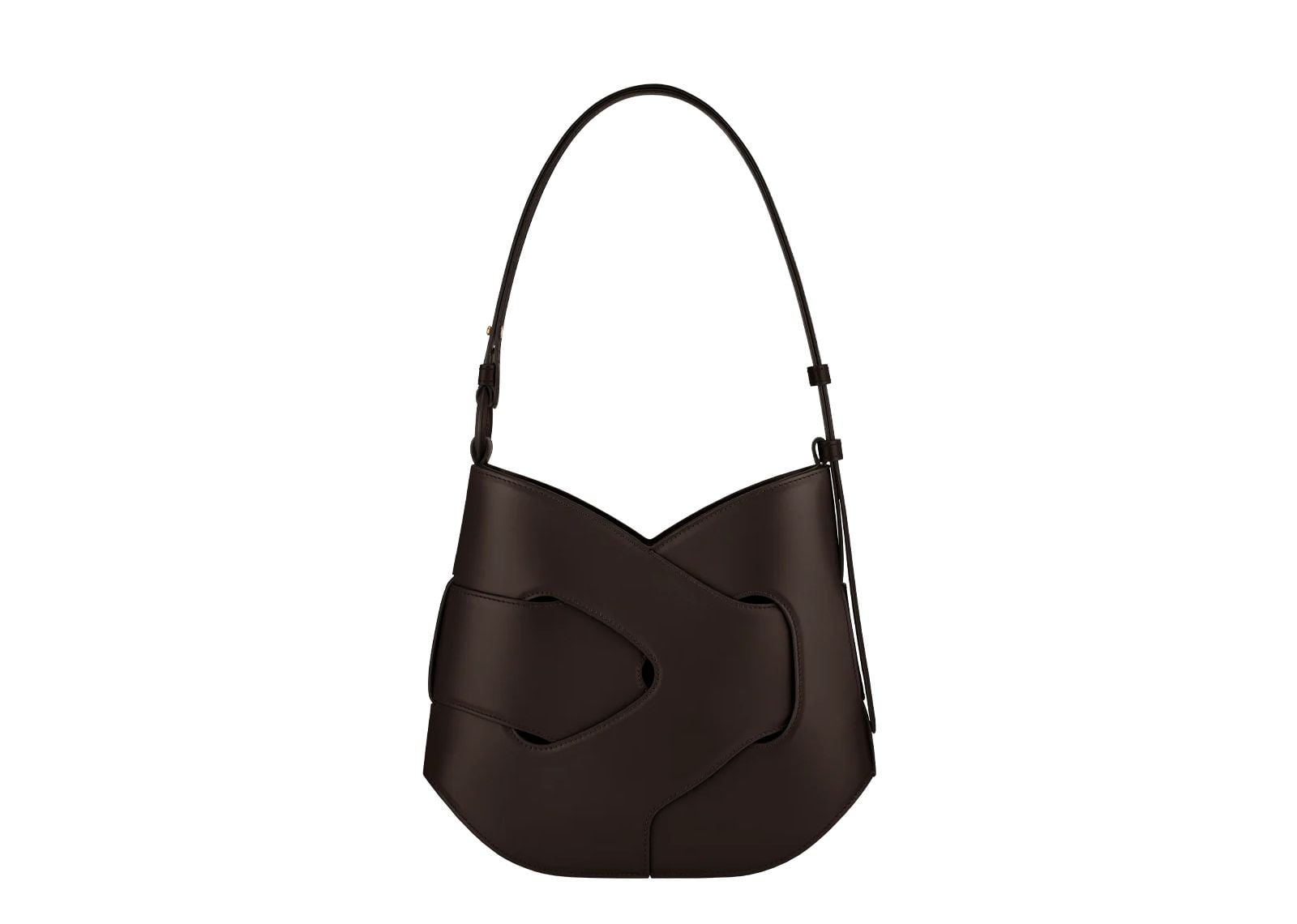 Polène Nodde Hobo Edition Smooth Ebony