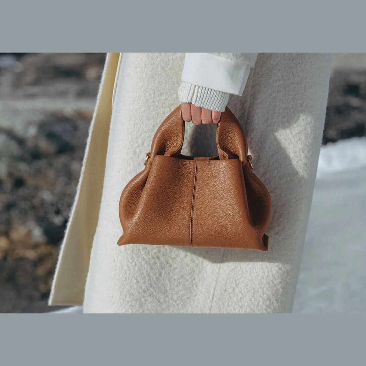 Polène Numéro Neuf Edition Textured Camel