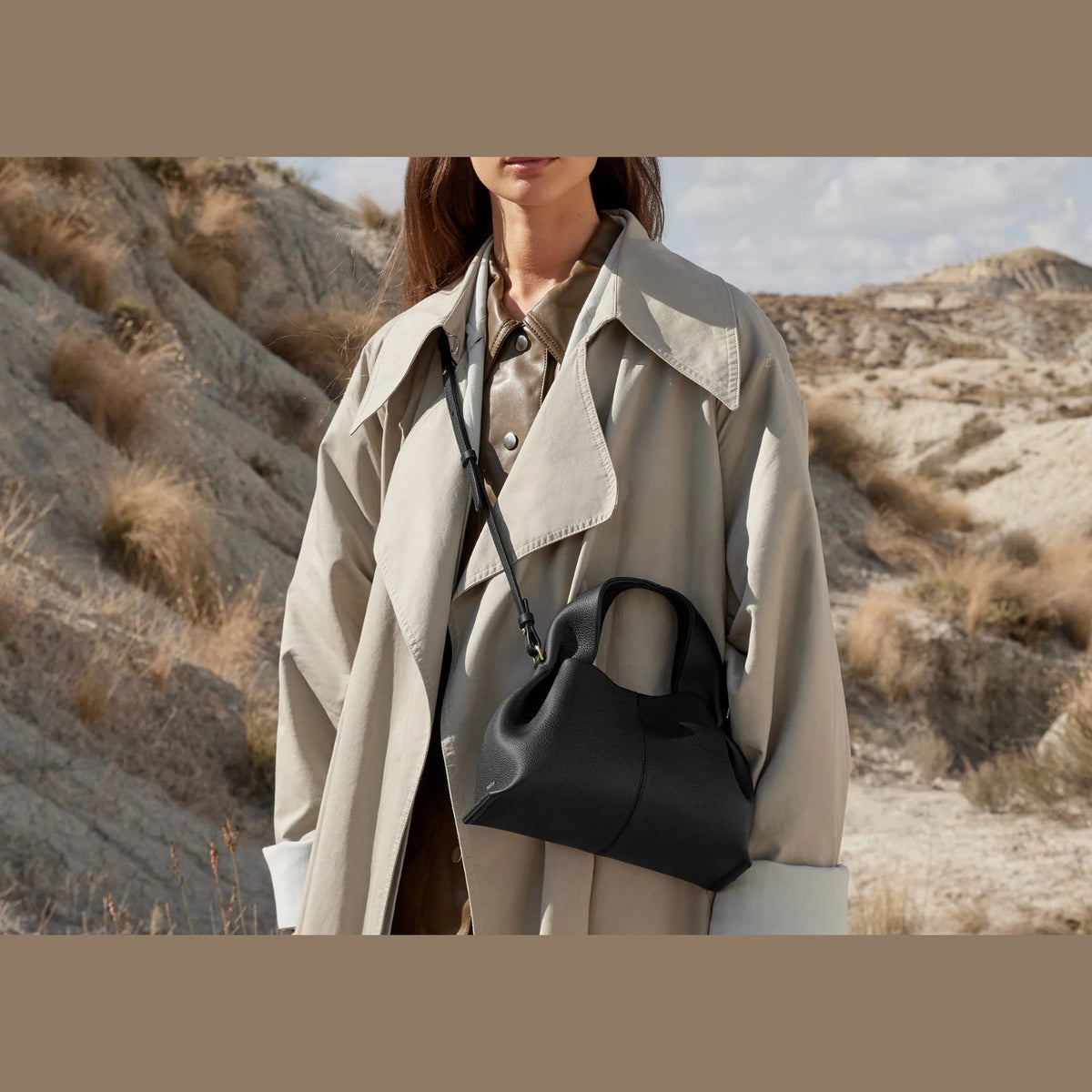 Polène Numéro Neuf Mini Edition Textured Black