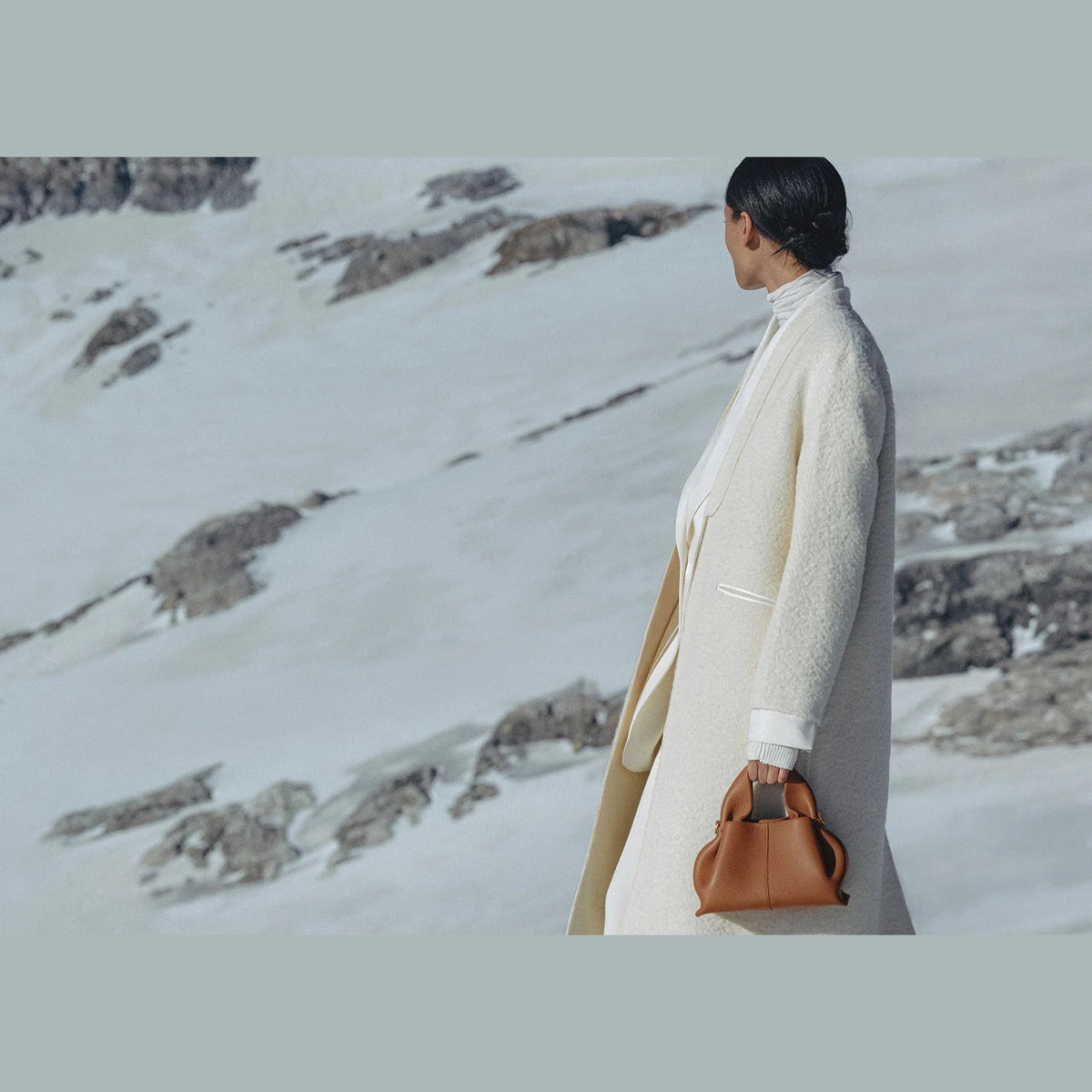 Polène Numéro Neuf Mini Edition Textured Camel