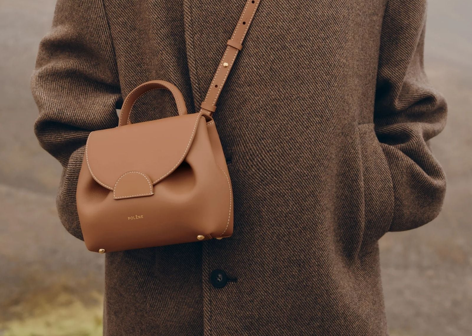 Polène Numéro Un Nano Edition Smooth Camel
