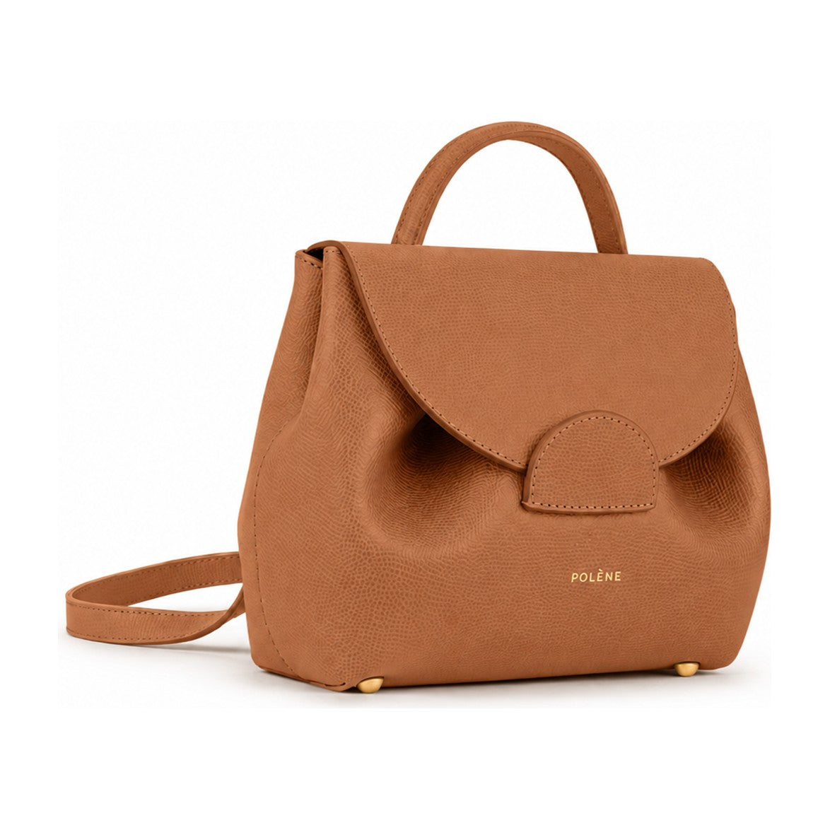 Polène Numéro Un Nano Edition Textured Tan