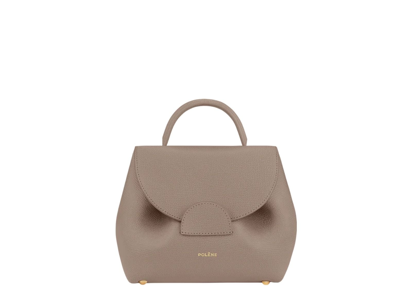 Polène Numéro Un Nano Edition Textured Taupe
