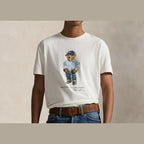 Polo Ralph Lauren Classic Fit Polo Bear Jersey T-Shirt Nevis Denim Bear