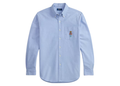 Polo Ralph Lauren Custom Fit Polo Bear Oxford Shirt Blue Harbour Island Bear