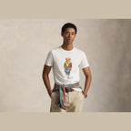 Polo Ralph Lauren Custom Slim Fit Polo Bear Jersey T-Shirt Hudson Valley Bear