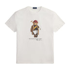 Polo Ralph Lauren Custom Slim Fit Polo Bear Jersey T-Shirt White Society Bear