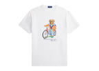 Polo Ralph Lauren Custom Slim Fit Polo Bear Jersey T-Shirt White Summer Bear