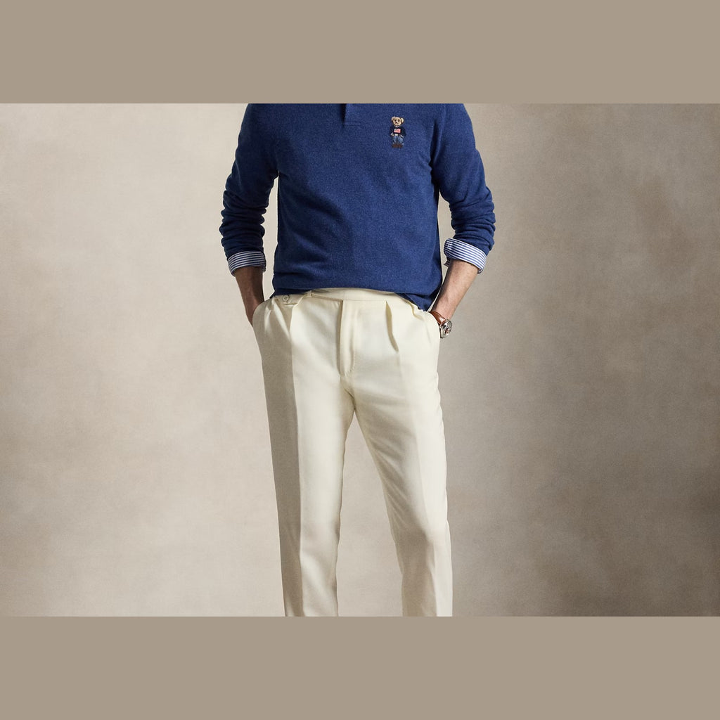 Polo Ralph Lauren Polo Bear Cashmere Jumper Rustic Navy Heather