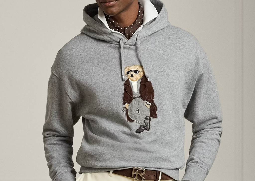 Polo Ralph Lauren Polo Bear Cotton Cashmere Fleece Hoodie Refined Navy Heritage Bear