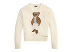 Polo Ralph Lauren Polo Bear Cotton Crewneck Jumper Parchment Cream