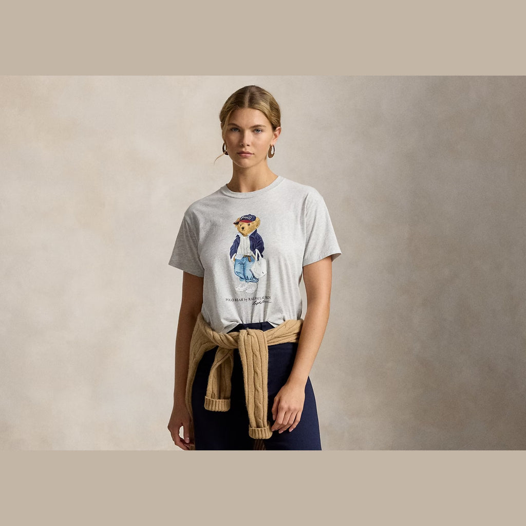 Polo Ralph Lauren Polo Bear Cotton Jersey T-Shirt Light Smoke Heather