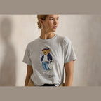 Polo Ralph Lauren Polo Bear Cotton Jersey T-Shirt Light Smoke Heather