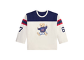 Polo Ralph Lauren Polo Bear Cotton Jersey T-Shirt Warm White Newport Navy