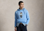 Polo Ralph Lauren Polo Bear Fleece Hoodie Chambray Blue Denim Bear