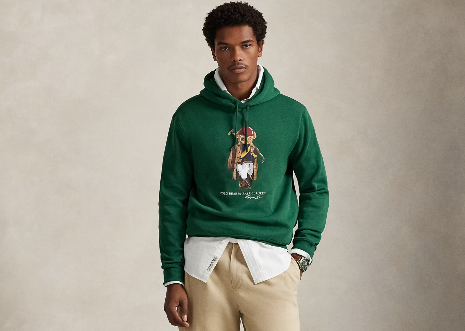 Polo Ralph Lauren Polo Bear Fleece Hoodie New Forest Society Bear