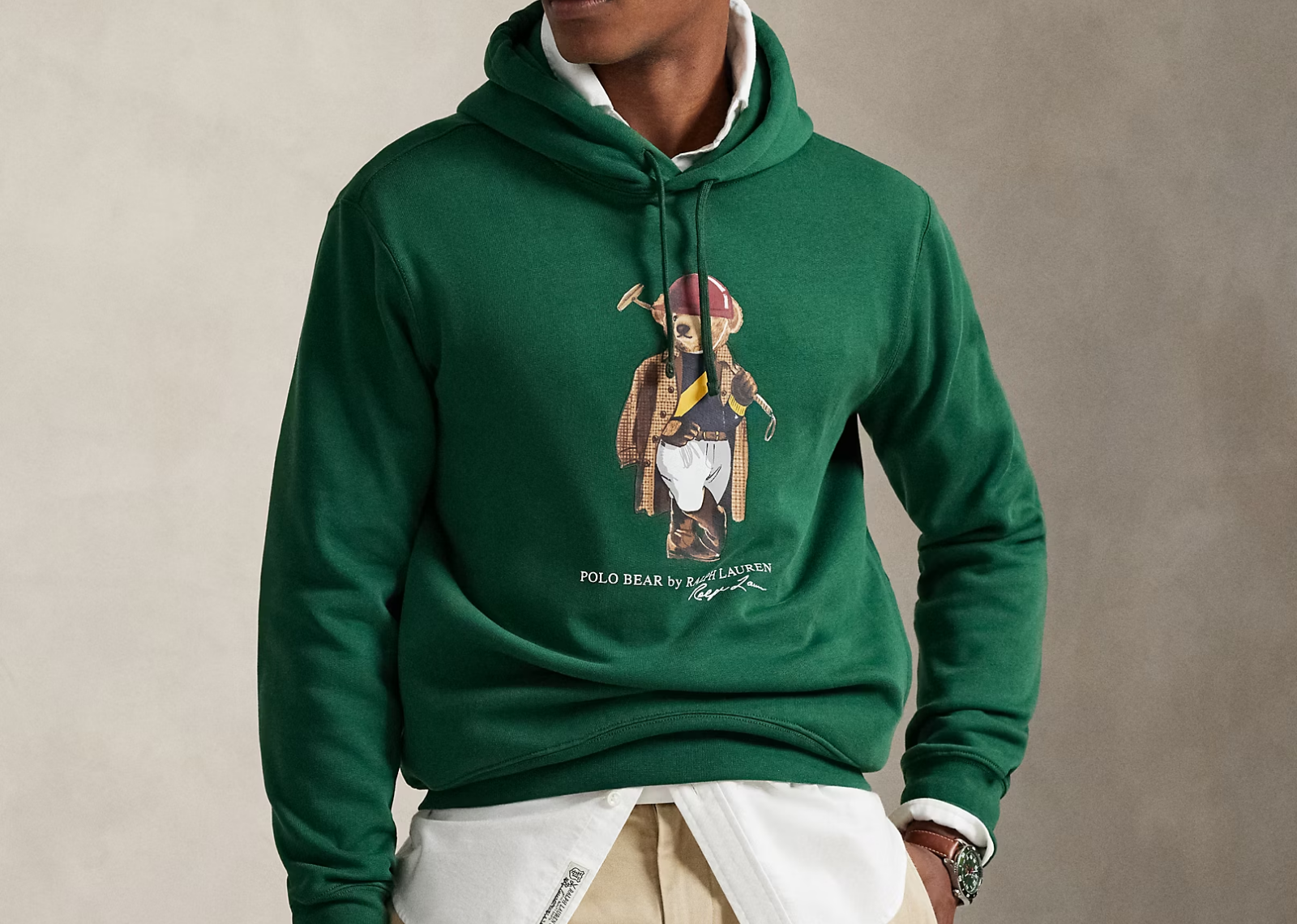 Polo Ralph Lauren Polo Bear Fleece Hoodie New Forest Society Bear