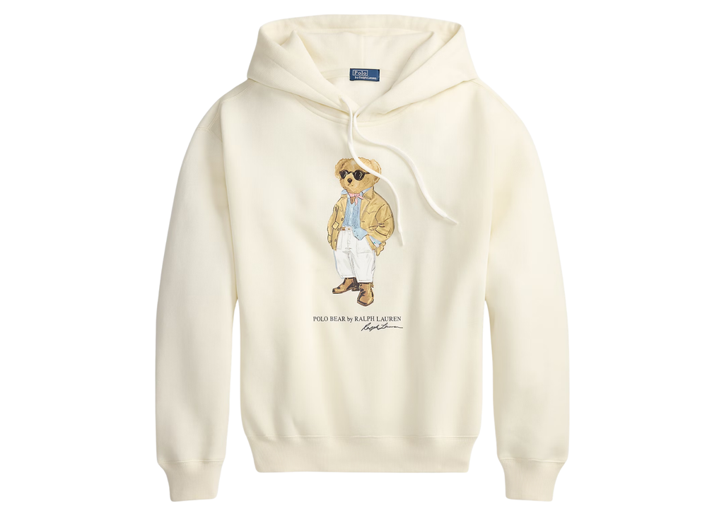 Polo Ralph Lauren Polo Bear Fleece Hoodie Parchment Cream