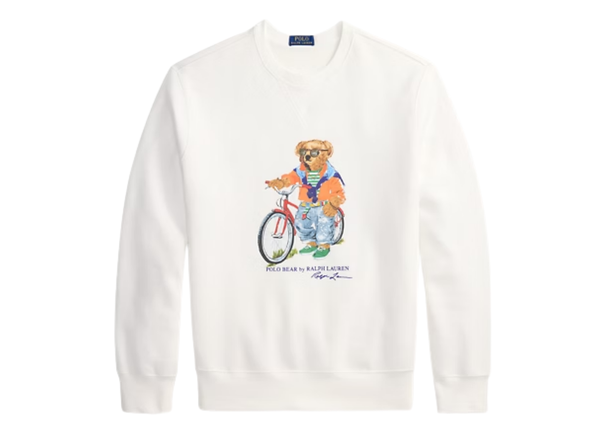 Polo Ralph Lauren Polo Bear Fleece Sweatshirt White Summer Bear