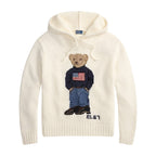 Polo Ralph Lauren Polo Bear Hooded Jumper Parchment Cream