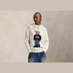 Polo Ralph Lauren Polo Bear Hooded Jumper Parchment Cream