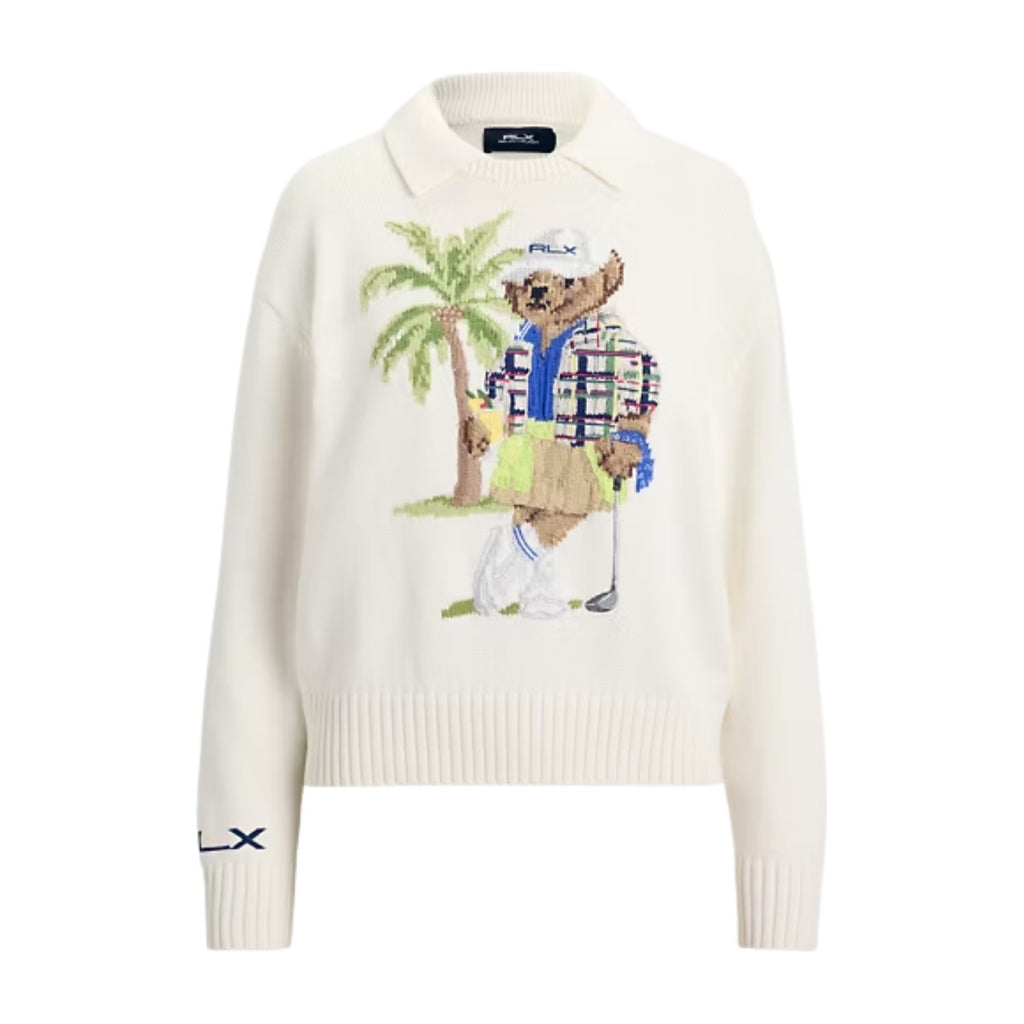Polo Ralph Lauren Polo Bear Performance Polo Jumper White Splash Multi