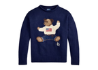 Polo Ralph Lauren Polo Bear Roll Neck Jumper Newport Navy Multi