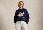 Polo Ralph Lauren Polo Bear Roll Neck Jumper Newport Navy Multi