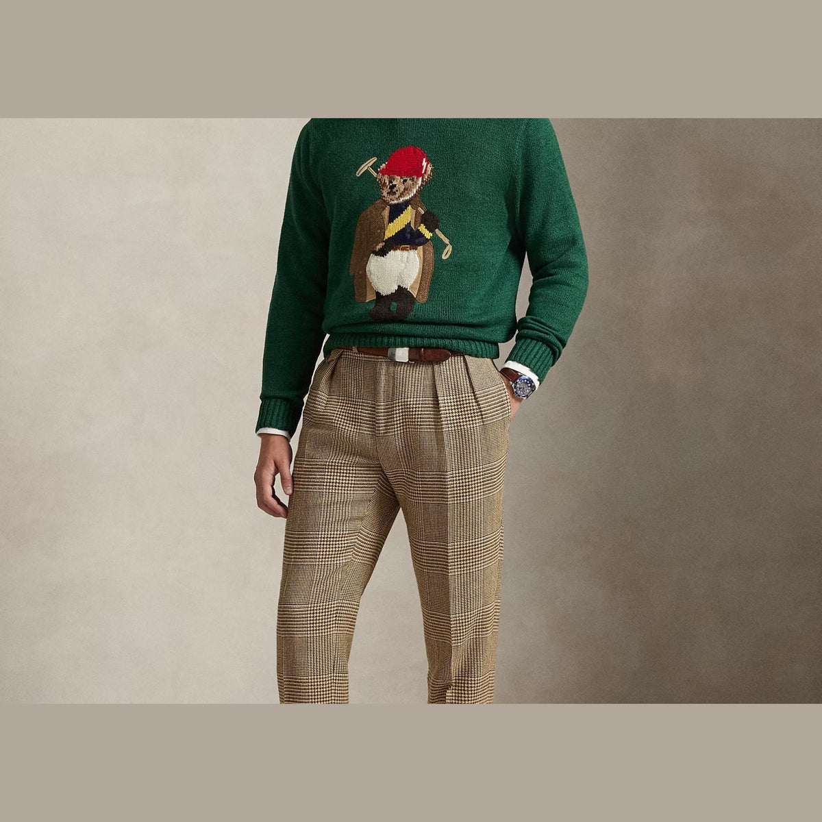 Polo Ralph Lauren Polo Bear Rollneck Jumper New Forest