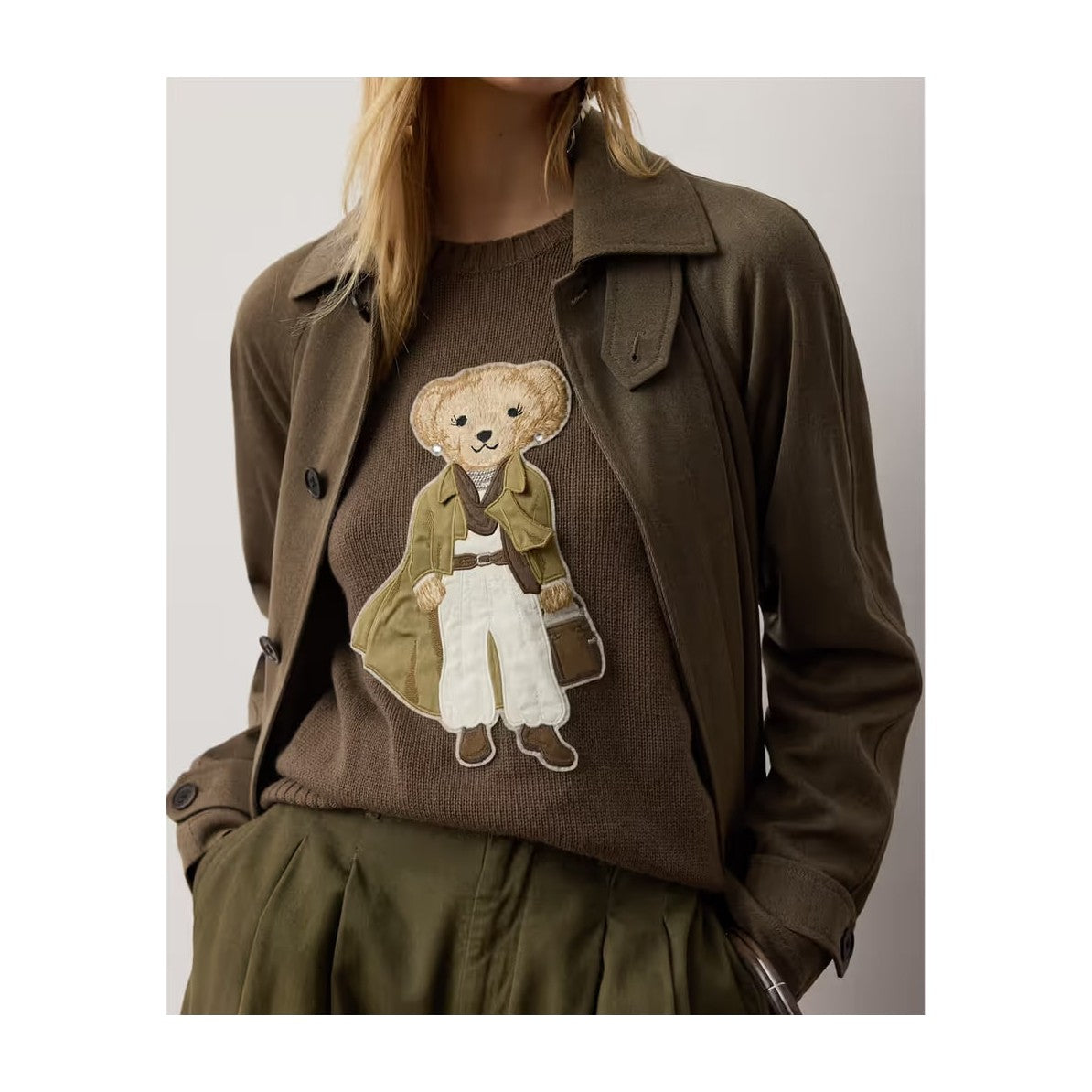 Polo Ralph Lauren Pre-Autumn Polo Bear Cashmere Jumper Portobello