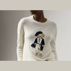 Polo Ralph Lauren Pre-Spring Polo Bear Cashmere Jumper Lux Cream
