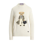Polo Ralph Lauren Spring Polo Bear Silk Jumper Cream