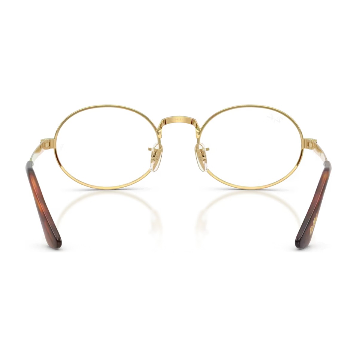 Ray-Ban A$AP Rocky Oval Metal Optical Eyeglasses Arista Gold