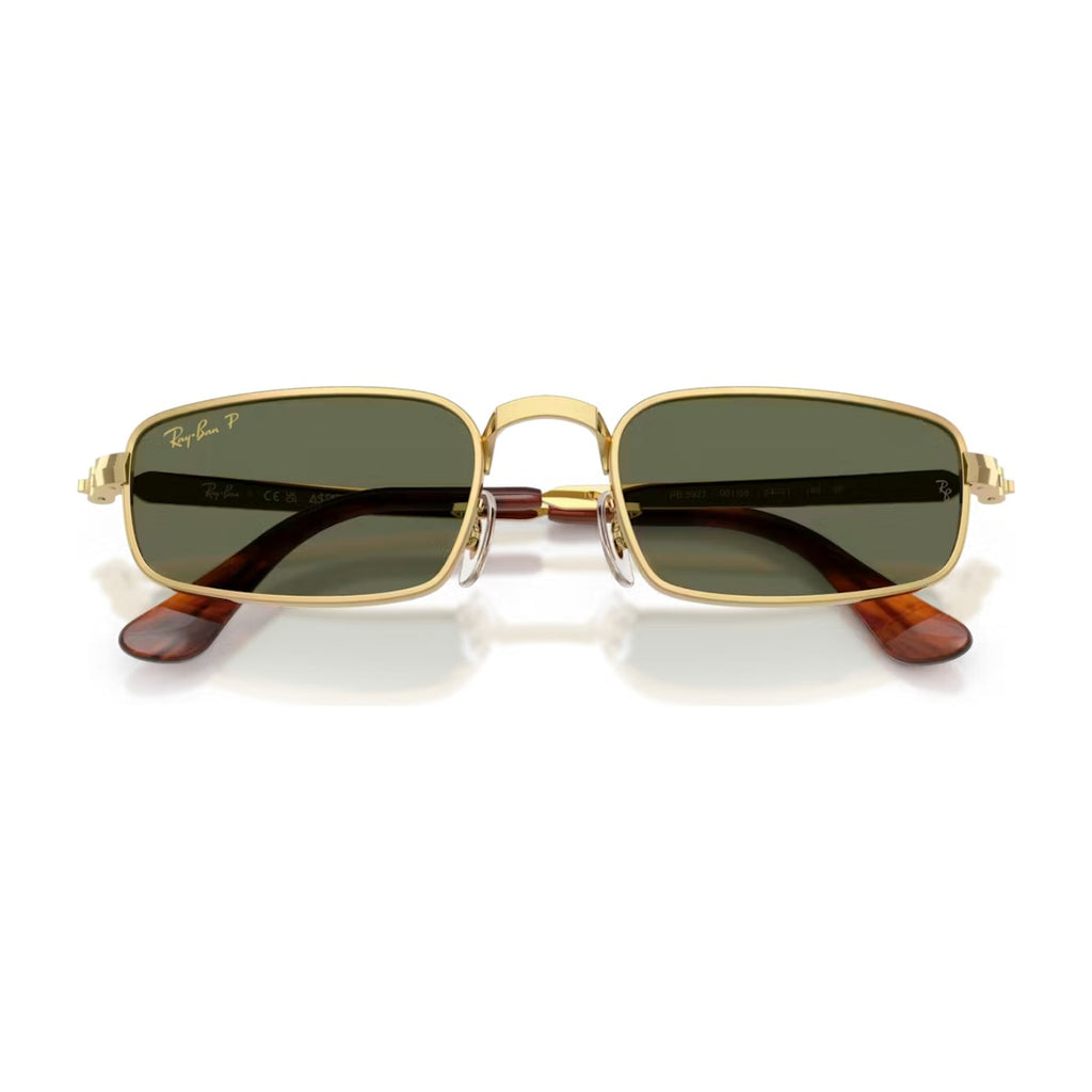 Ray-Ban A$AP Rocky RB 3927 Metal Sunglasses Green Polarized Lens Arista Gold