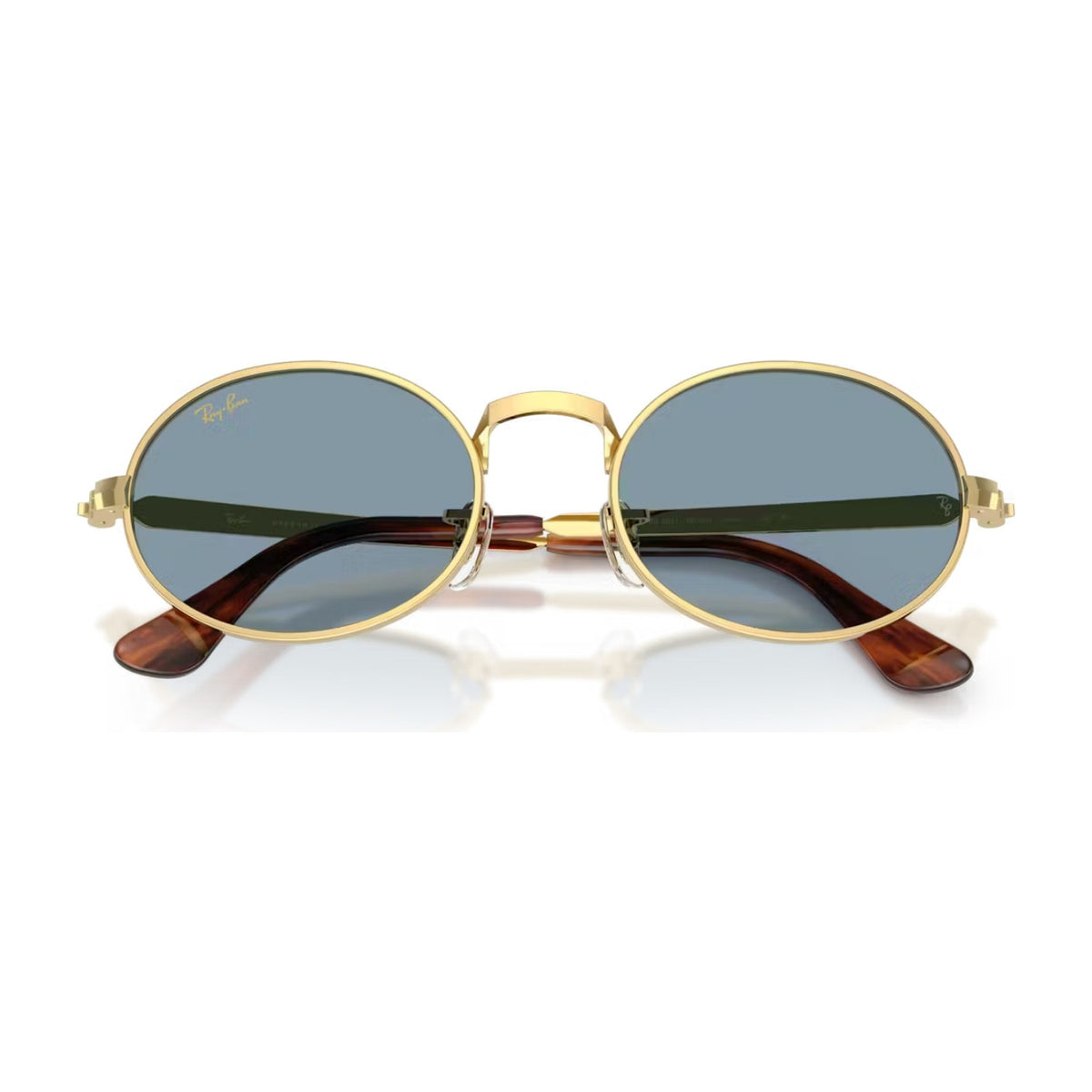 Ray-Ban A$AP Rocky RB 3931 Metal Sunglasses Blue Lens Arista Gold