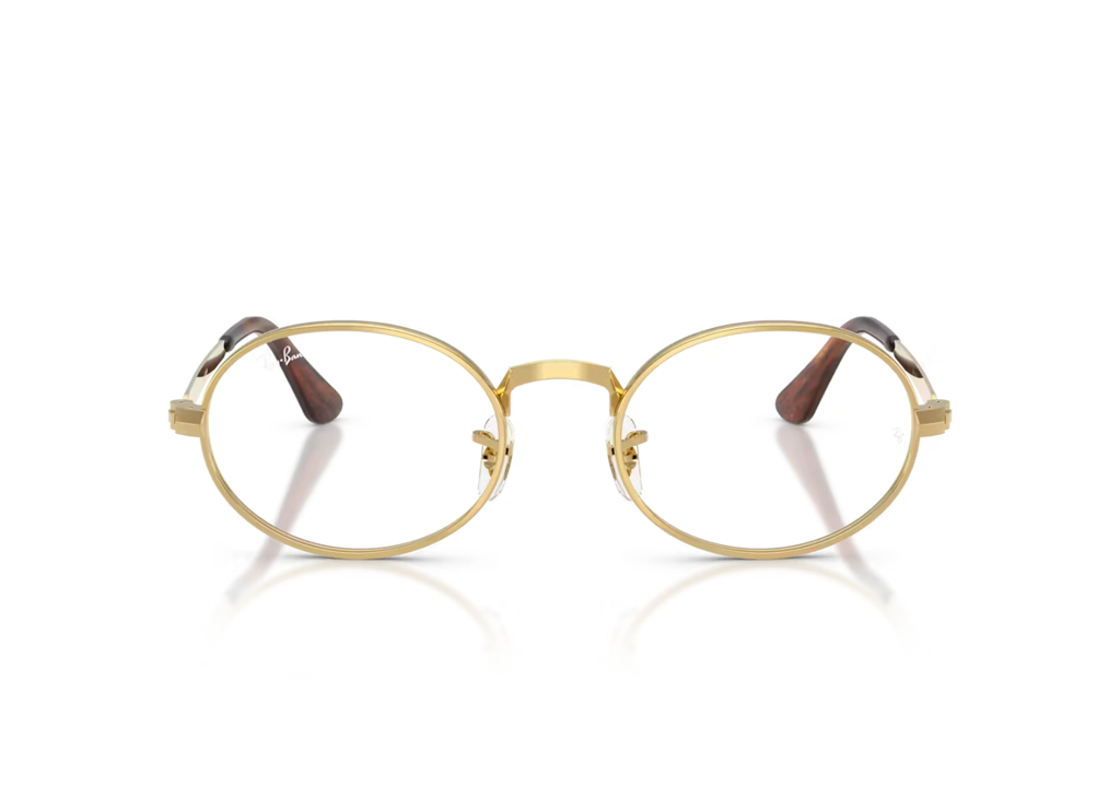 Ray-Ban A$AP Rocky Oval Metal Optical Eyeglasses Arista Gold