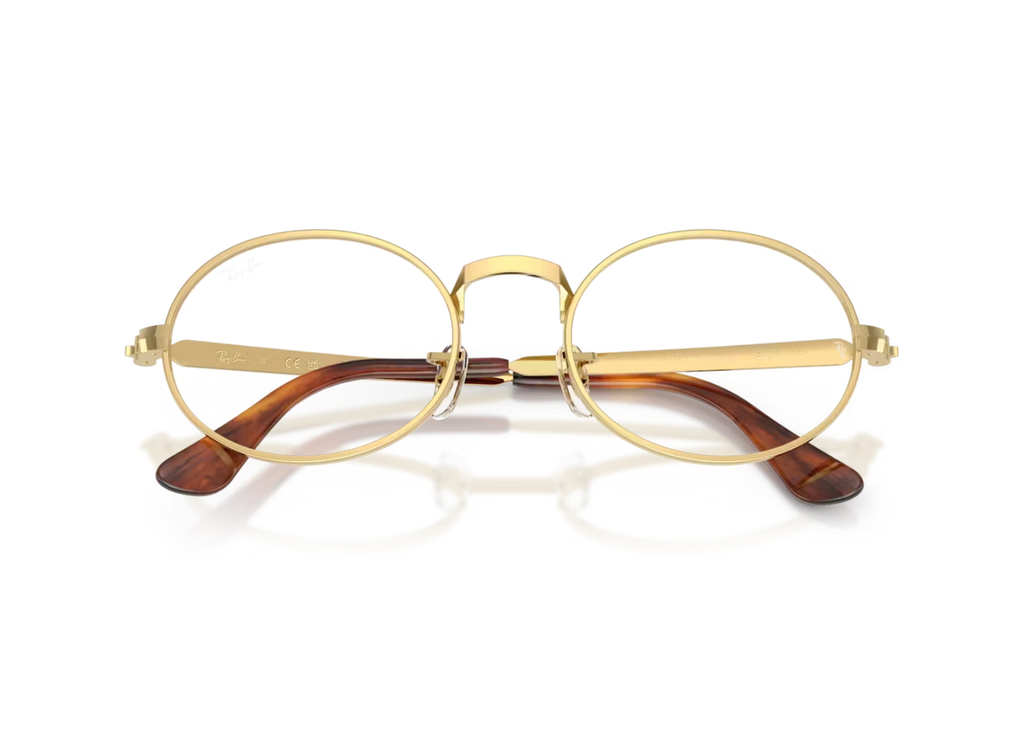 Ray-Ban A$AP Rocky Oval Metal Optical Eyeglasses Arista Gold